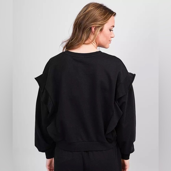 Z Supply ruffle sweatshirt - Picture 2 of 4